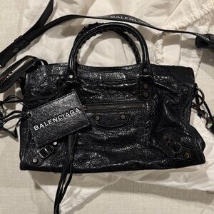 Balenciaga Classic City Satchel with Removable Strap